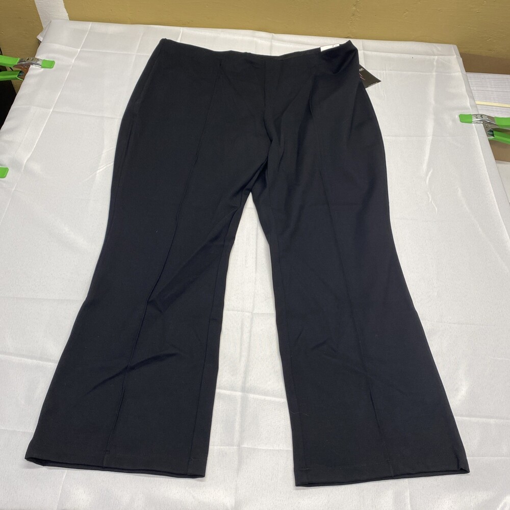 NWT Slim-Sation by Multiples Black Pull-On Leggings Pants 2X! Brand new